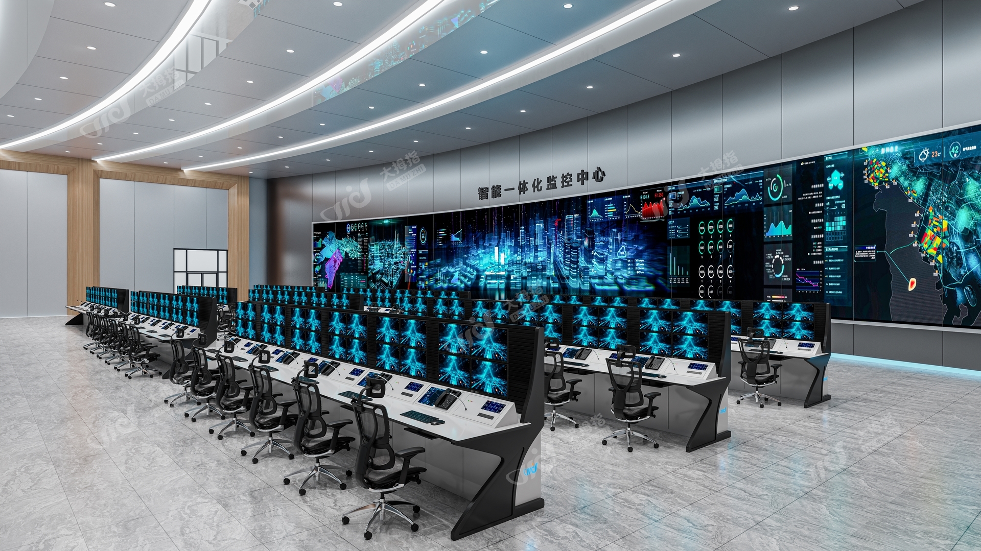 河北某市局交警指挥中心控制台项目