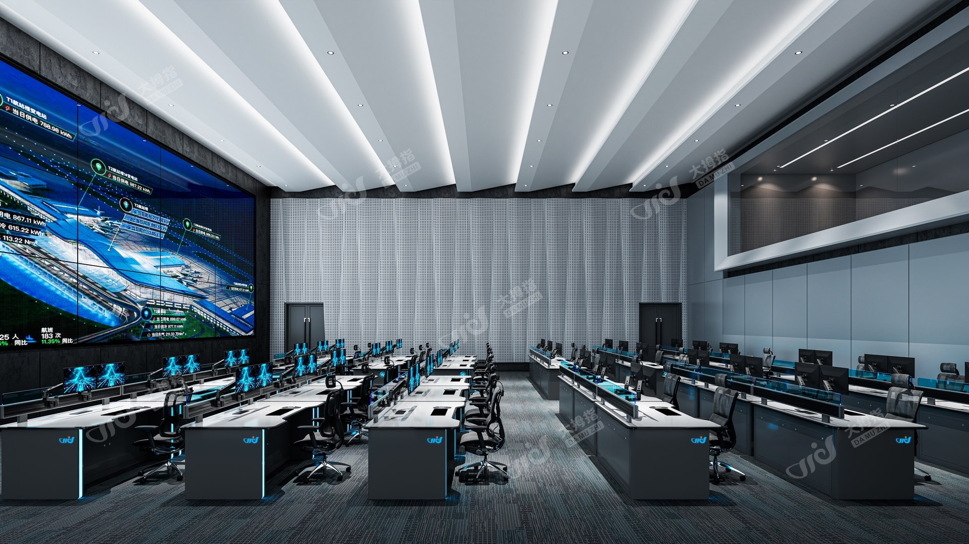 上海某卫视监控控制台项目