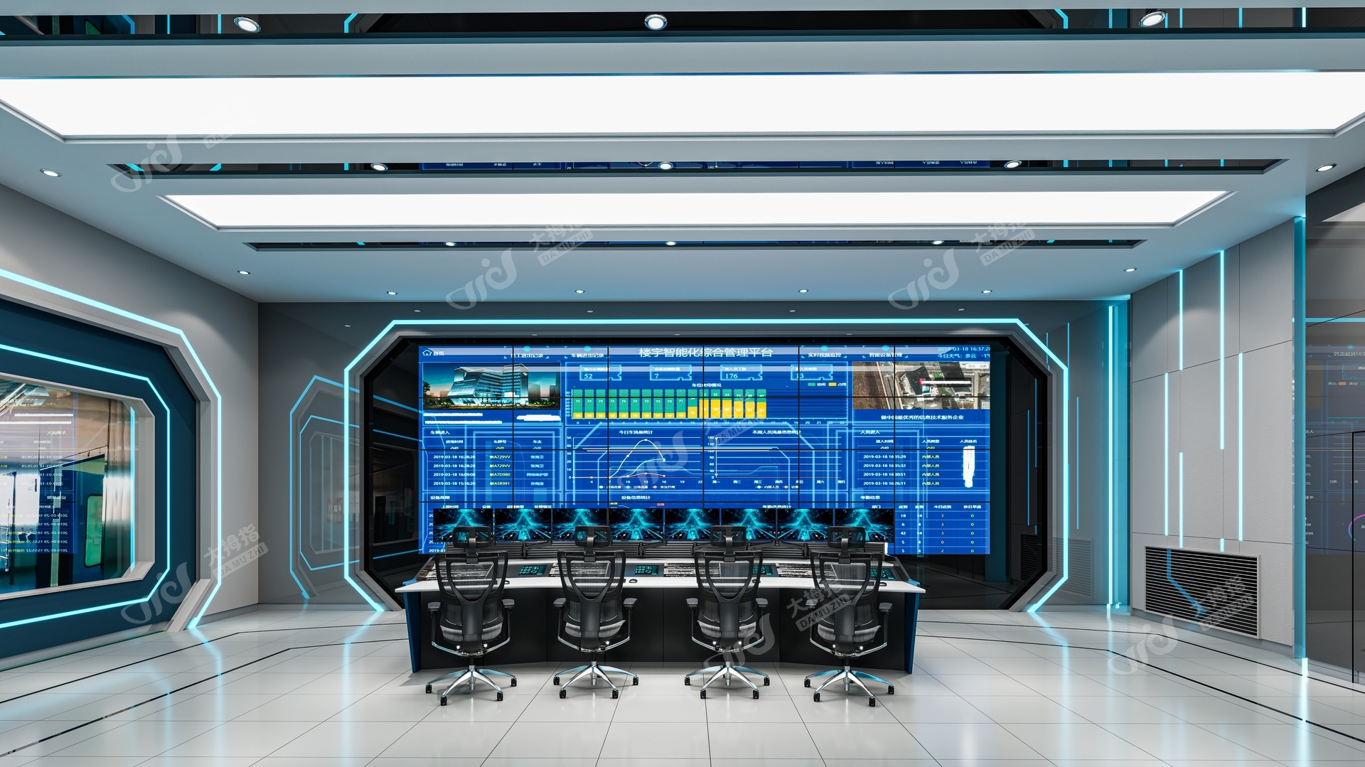 西安某新建电力调度中心项目